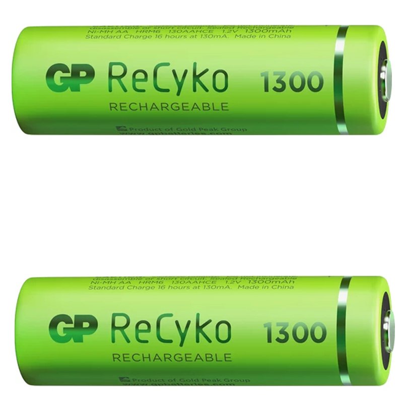 GP RECYKO 1300 MAH R6 AA ŞARJLI 2Lİ KALEM PİL GP130AAHCE-2EB2 (GPRHC132E000) (4767) - Lisinya