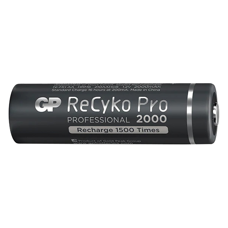 GP RECYKO PRO AA 2000 MAH ŞARJLI 4LÜ PİL GP210AAHCB-2EB4 (GPRHC212B309) (4767) - Lisinya