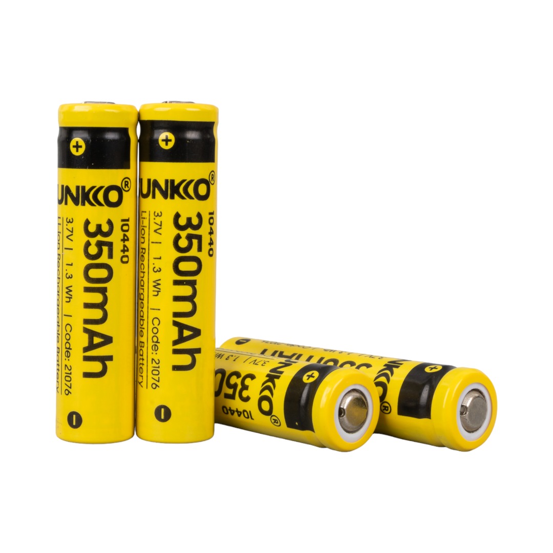 SUNKKO 3.7 VOLT 350 MAH 10440 ŞARJ EDİLEBİLİR PİL (4LÜ PAKET) (4767) - Lisinya