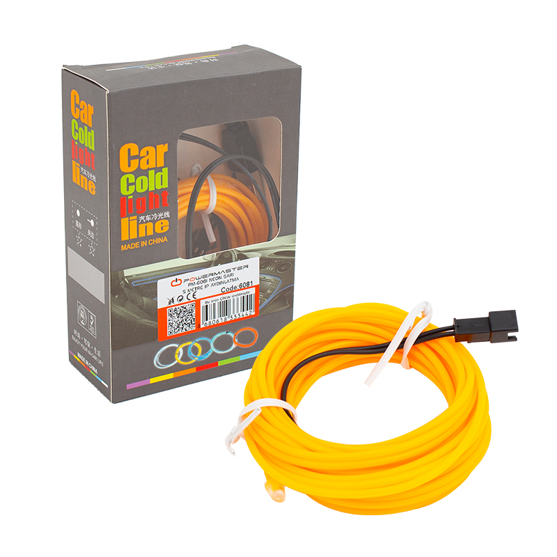 NEON SARI 5 METRE İP AYDINLATMA 5 V USB ADAPTÖRLÜ (4767) - Lisinya