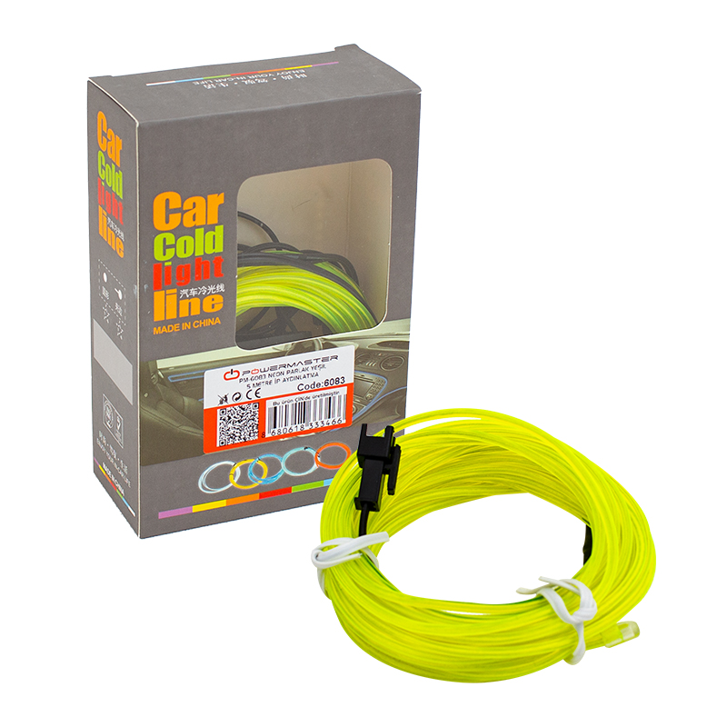 NEON PARLAK (FLORASAN) YEŞİL 5 METRE İP AYDINLATMA 5 V USB ADAPTÖRLÜ (4767) - Lisinya