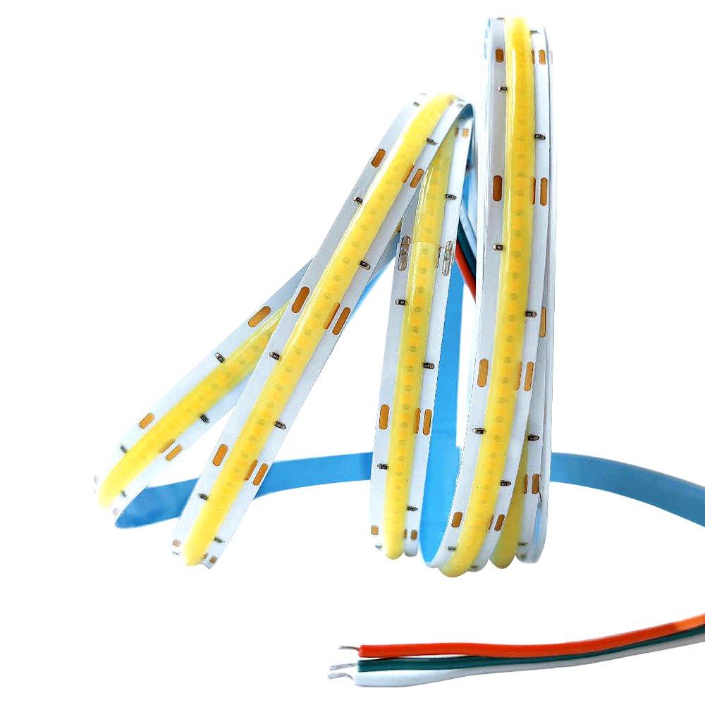 YEŞİL 5 METRE 12V COB ŞERİT LED STRIP 200 LED 3000K FOSFORLU (4767) - Lisinya