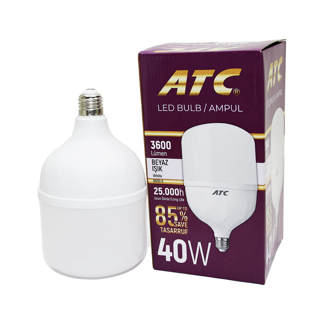 40W TORCH LED BULB AMPUL BEYAZ E27 (4767) - Lisinya