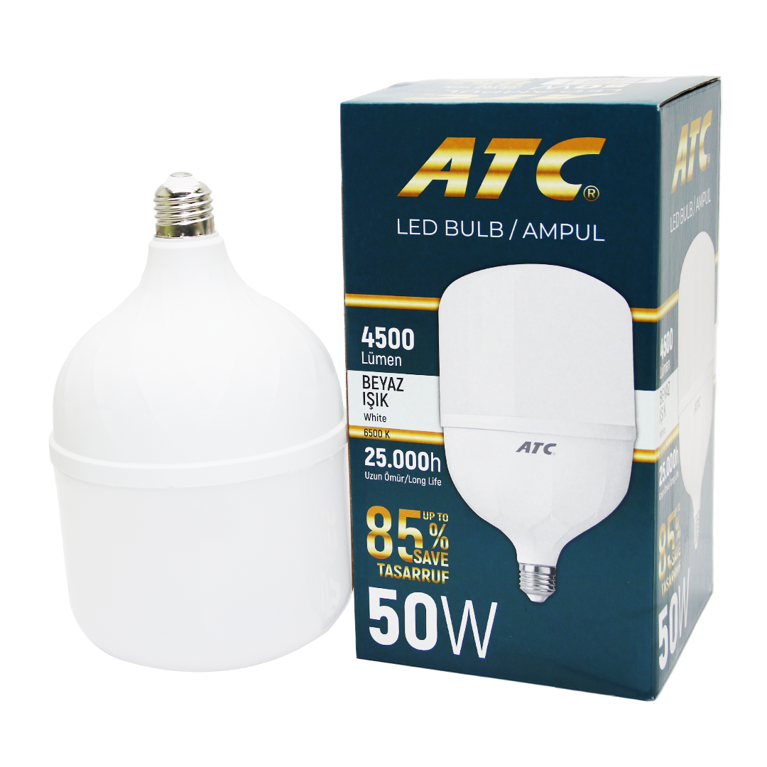 50W TORCH LED BULB AMPUL BEYAZ E27 (4767) - Lisinya