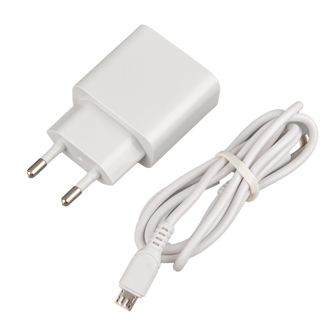 WK-21436 M7 2.1 AMPER ŞARJ BAŞLIK ADAPTÖRÜ + MICRO USB KABLO (NO:3) (4767) - Lisinya