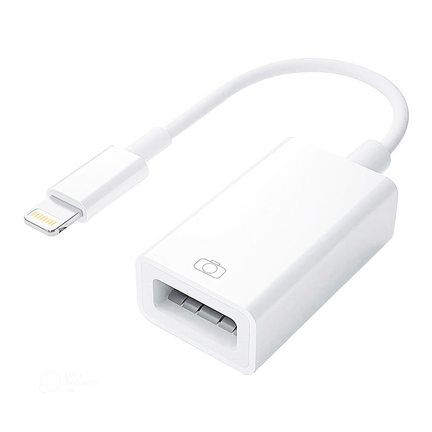 IPAD IPHONE LIGHTNING OTG ADAPTÖR (FLASH BELLEK MOUSE KLAVYE BAĞLAMAK İÇİN) (4767) - Lisinya