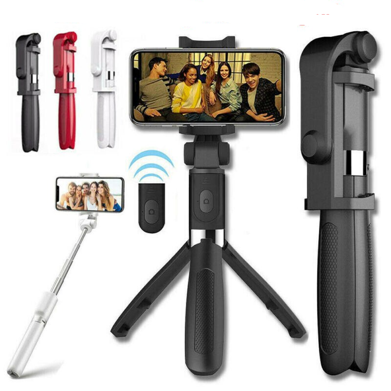 Selfie Stick L01 Bluetooth Kumandalı Selfie Çubuğu Tripod Monopod (4767) - Lisinya