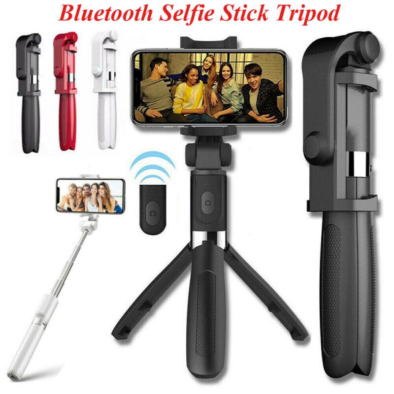 Selfie Stick L01 Bluetooth Kumandalı Selfie Çubuğu Tripod Monopod (4767) - Lisinya