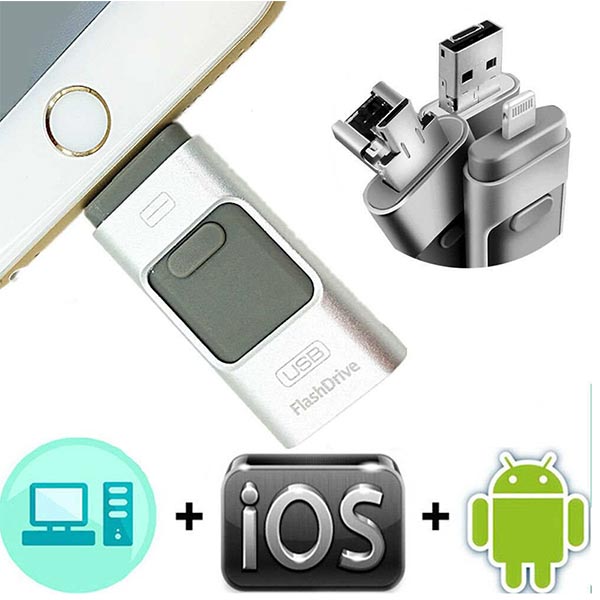 USB STORER 8 GB IPHONE OTG FLASH BELLEK * IOS/ANDROID/WINDOWS MOBILE (4767) - Lisinya