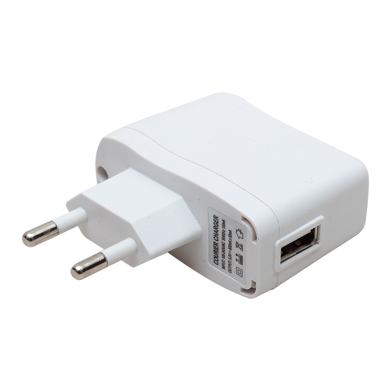 5 VOLT 0.5A 25W BEYAZ USB BAŞLIK ADAPTÖR (4767) - Lisinya