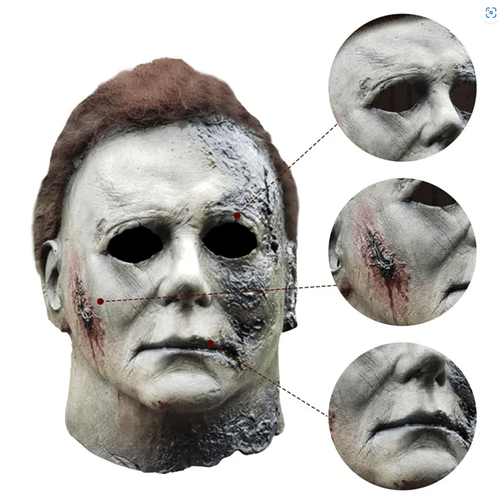 Michael Myers Lateks Maske - Michael Myers Et Maske Kafaya Tam Geçmeli (4767) - Lisinya