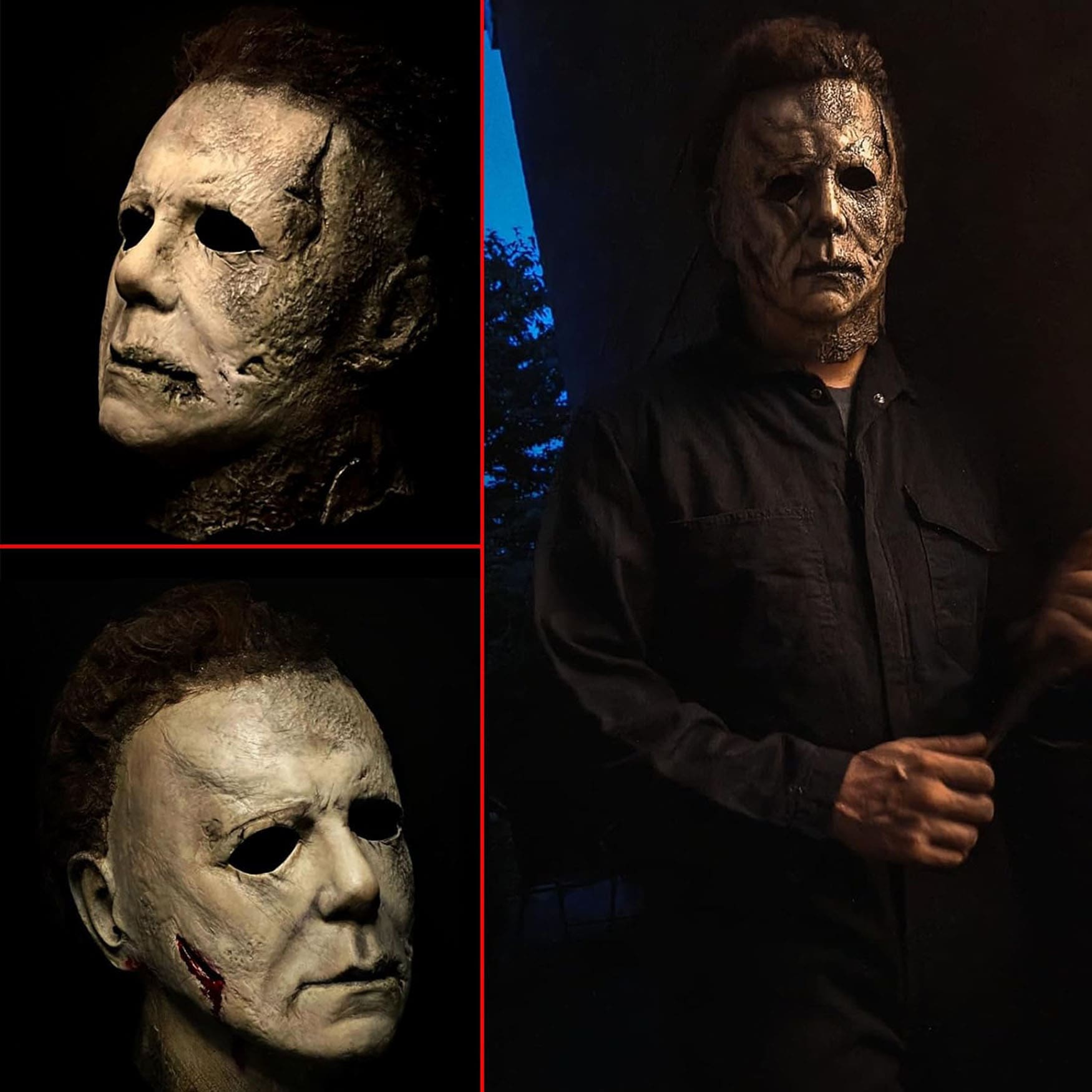 Michael Myers Lateks Maske - Michael Myers Et Maske Kafaya Tam Geçmeli (4767) - Lisinya