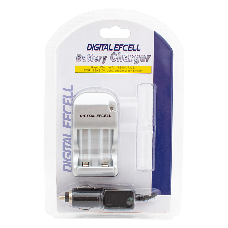 DIGITAL EFCELL 2 X 123A - 16340 - 17335 EV+ARAÇ PİL ŞARJ CİHAZI (4767) - Lisinya