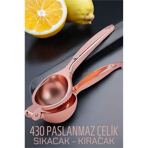 Lisinya ROSE Limon Sıkacağı Paslanmaz Çelik - Lisinya