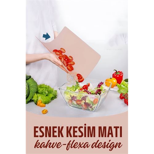 Lisinya Esnek Plastik Kesim Matı Flexa Design Latte - Lisinya