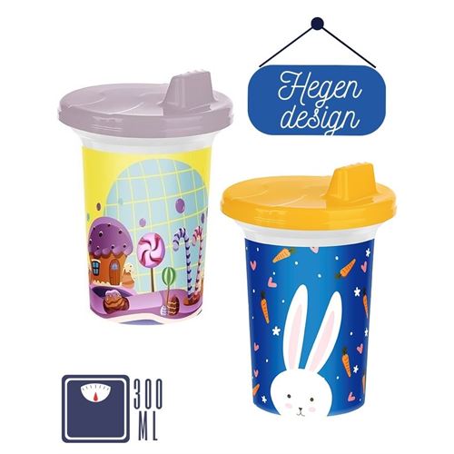 Lisinya Henge 2 Li Bebek Alıştırma Bardağı 300 ML - Lisinya