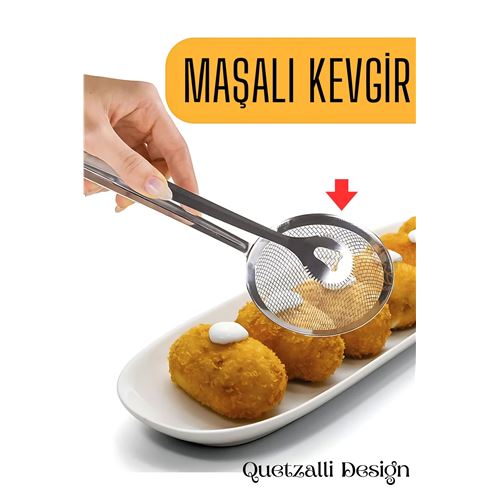 Lisinya Çelik Maşalı Kevgir Quetzalli Design - Lisinya