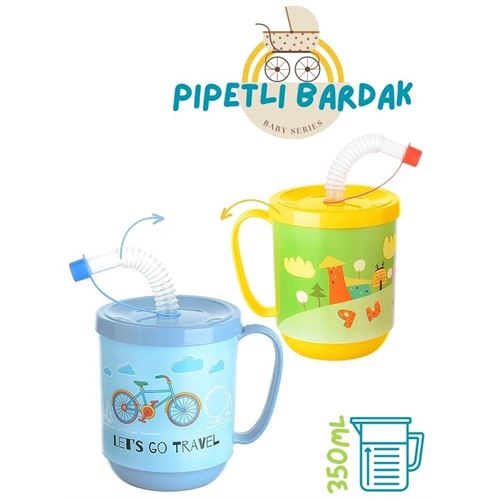 Lisinya 8 ADET Pipetli Bardak   Momma Design 718281 - Lisinya