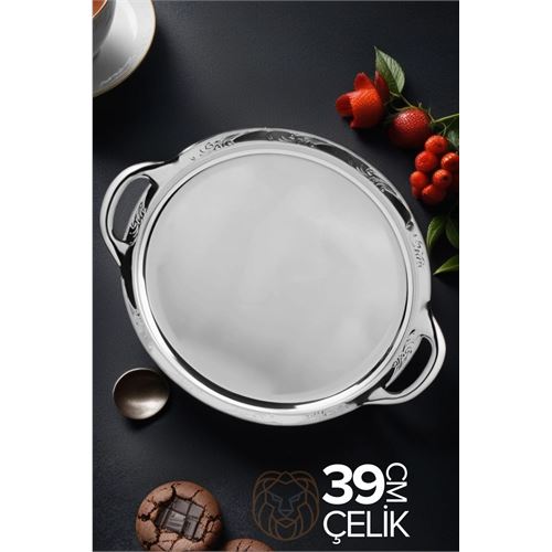 Lisinya 4 ADET Çelik Çay Tepsisi Śliwiński Design 719626 - Lisinya