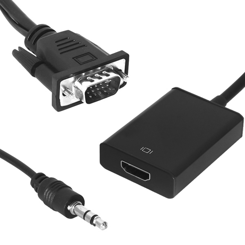 VGA ERKEK TO HDMI DİŞİ DÖNÜŞTÜRÜCÜ KABLO (4767) - Lisinya