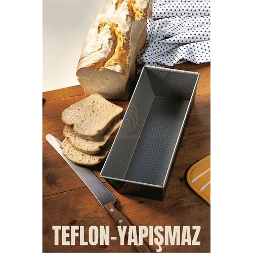 Lisinya Teflon Ekmek Pişirme Kalıbı Baton Pasta Kalıbı - Lisinya