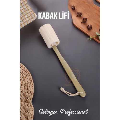 Lisinya Banyo Sırt Lifi Sopalı Duş Lifi Kabak Lifi Solingen Professional - Lisinya