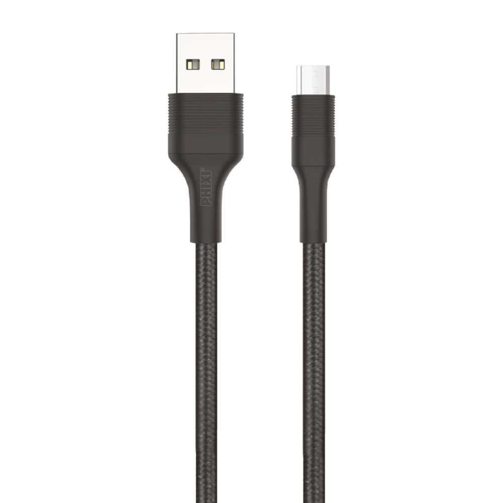 Force Cb431m Hasır Örgü Ve Ekstra Güçlendirilmiş Silikon Başlıklı Micro Usb Hızlı Şarj Ve Data Kablo - Lisinya