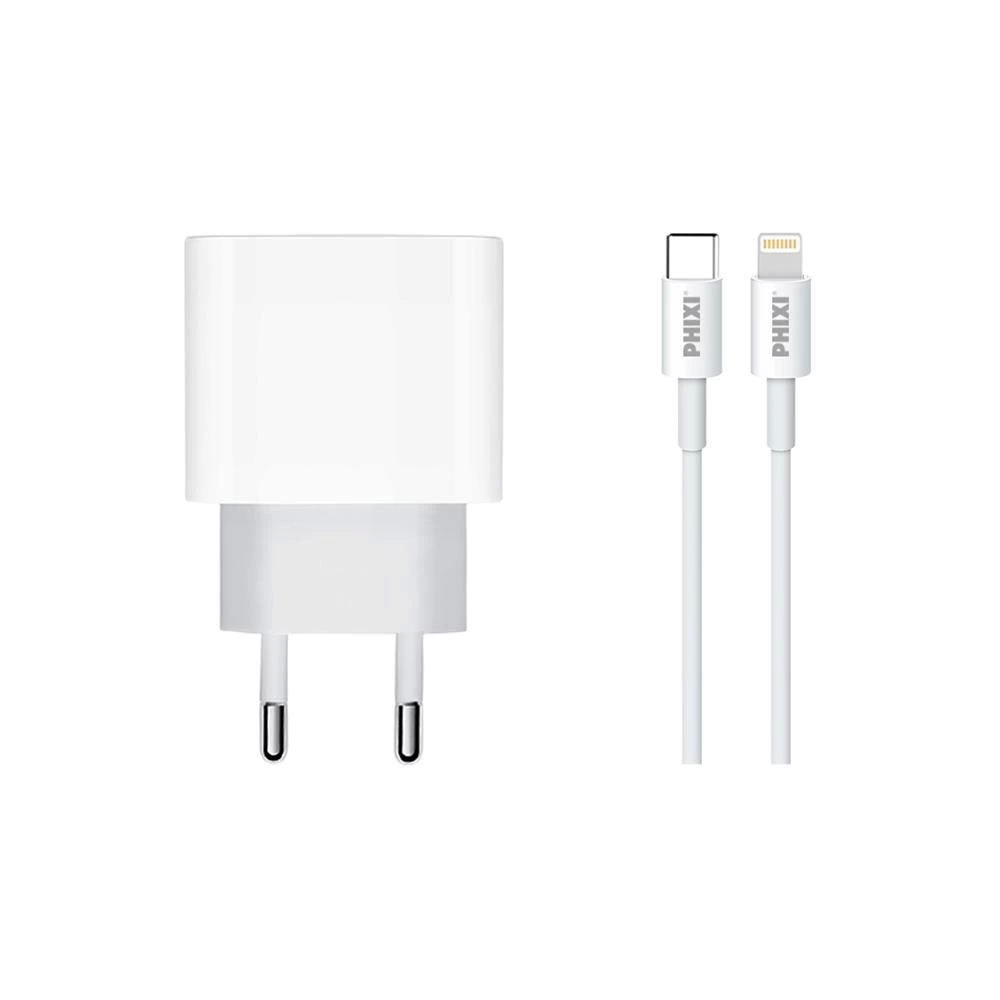 Force Qch281l Pd Destekli 15w Type-c To Lightning Usb Kablolu Şarj Cihazı - Lisinya