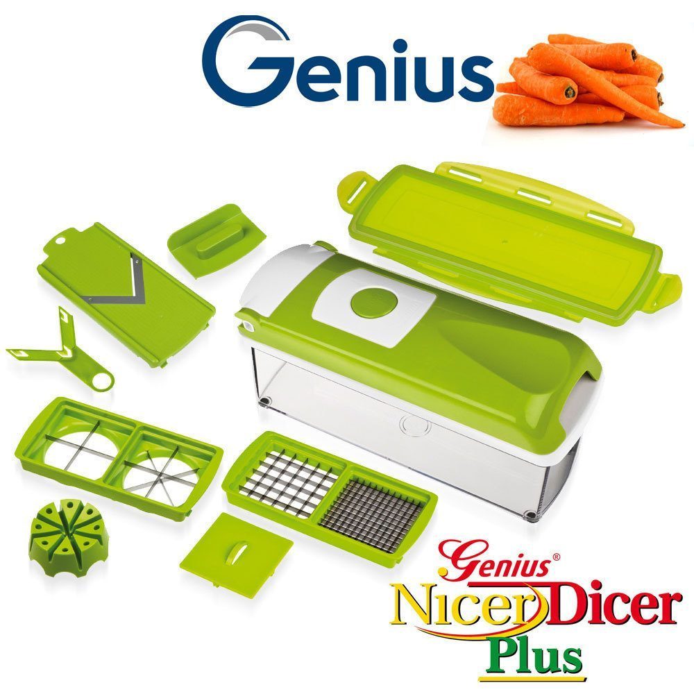 Nicer Dicer Plus Doğrayıcı Rende Mutfak Robotu Çok Fonksiyonlu Soğan Sebze Dilimleyici Doğrama