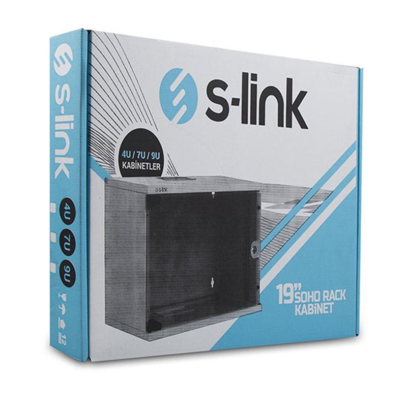 S-lınk 4u Soho Rack Kabin 19 Inc W-530mm D-400mm Kabinet (4172)