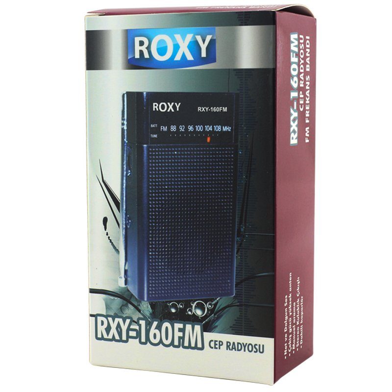 Roxy Rxy-160fm Cep Tipi Mini Analog Radyo (4172)