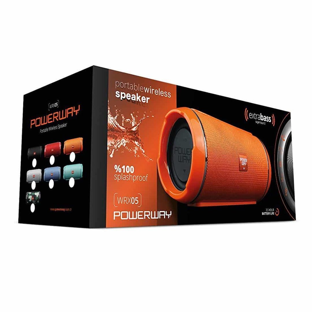 Powerway Wrx-05 Usb*sd*bluetooth Özellikli Wıreless Portatif Speaker (siyah*mavi*kırmızı*gümüş) (4172)