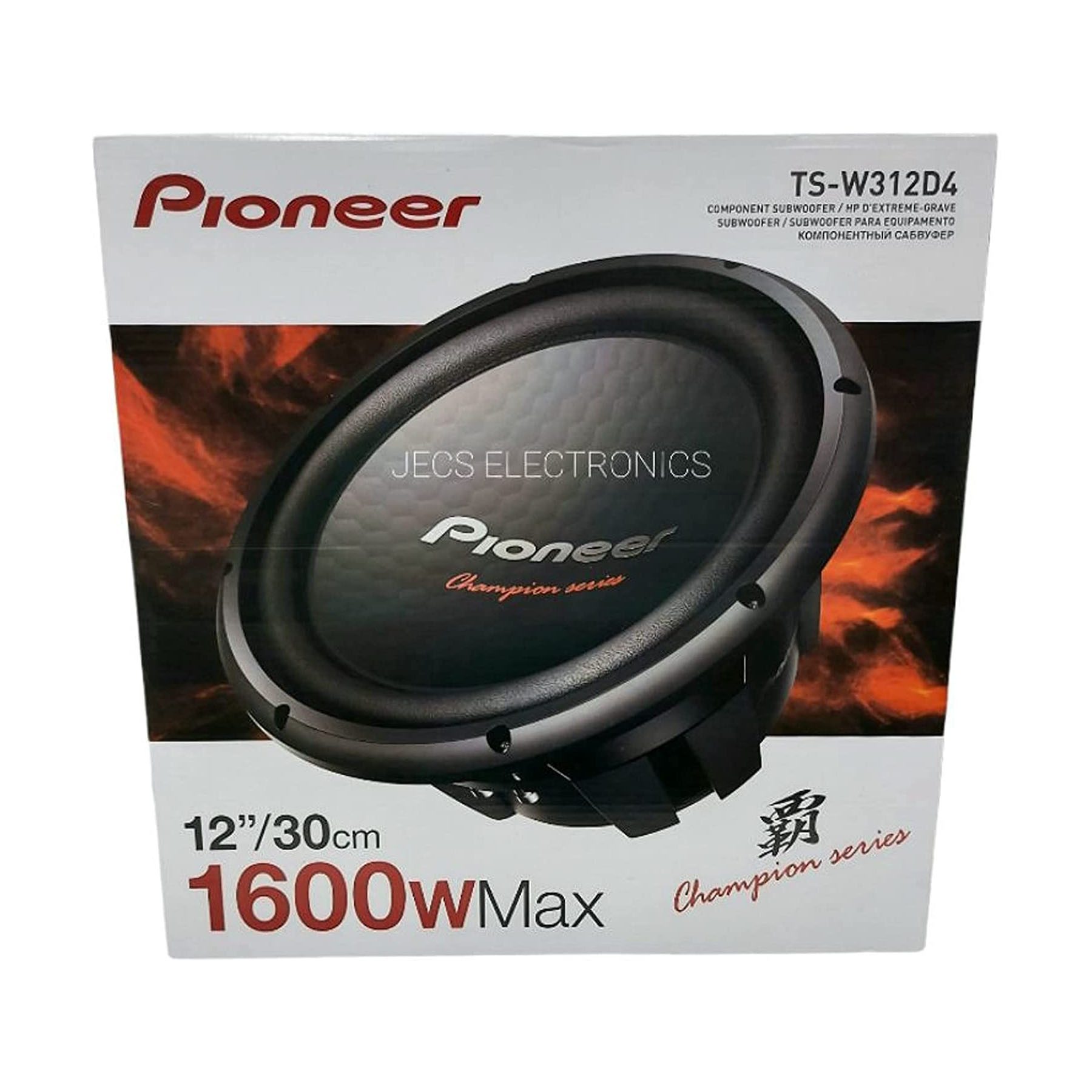 Pıoneer Ts-w312d4 30 Cm 1600 Watt Subwoofer Çift Bobinli Oto Hoparlör (4172)