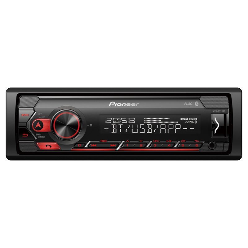 Pıoneer Mvh-s320bt Usb/fm/aux/mp3 Bluetoothlu Mekaniksiz Oto Teyp 4x50 Watt (4172)