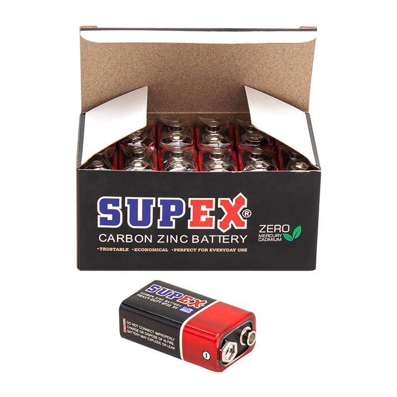 Supex 6f22 9 Volt Pil (12 Li Paket) (4172)