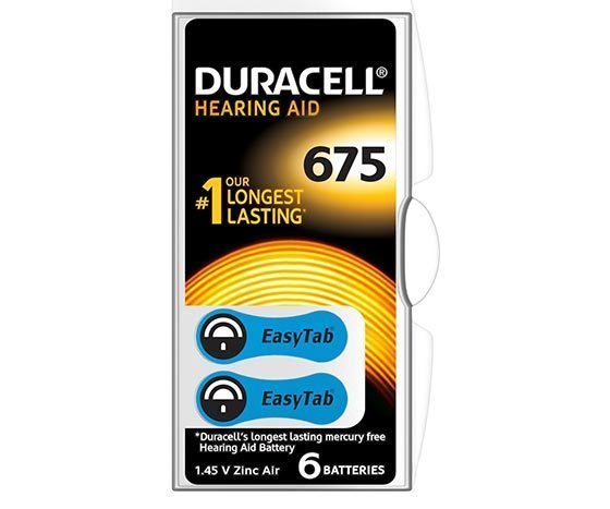 Duracell 675 No Kulaklık Pili 6lı Paket (4172)