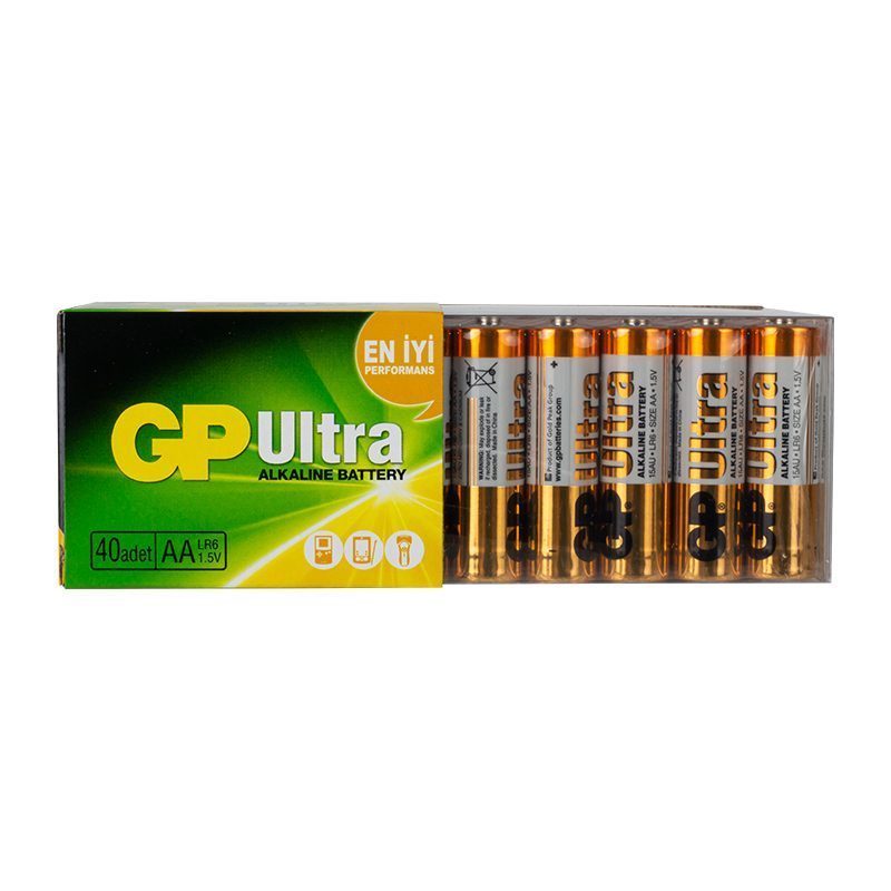 Gp 15au R6 Ultra Alkalin Kalem Aa 40 Lı Paket Fiyat (4172)