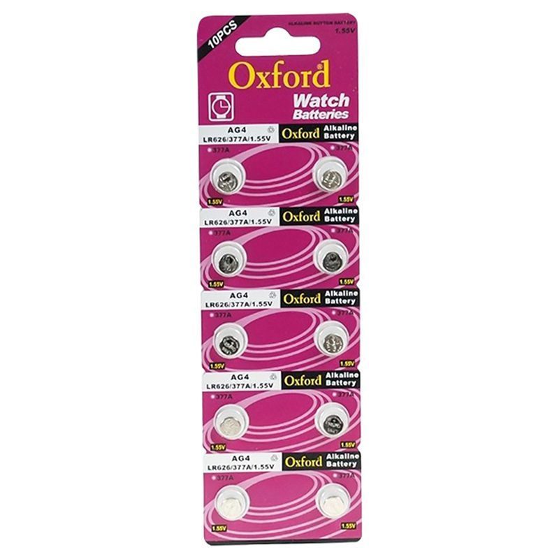 Oxford Ag4-377 Lr626 Alkalin Saat Pili 10lu Paket (4172)