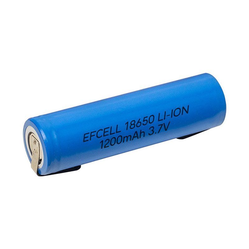 Efcell 18650 3.7 Volt 1200 Mah Lithıum Lıon Puntalıpil- (başlıksız Puntalı) Mavi (4172)