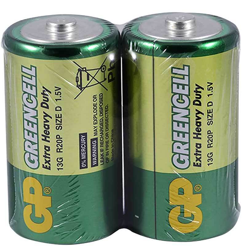 Gp 13g 2s2 Greencell R20 Büyük D Boy Pil (20 Li Paket) (4172)