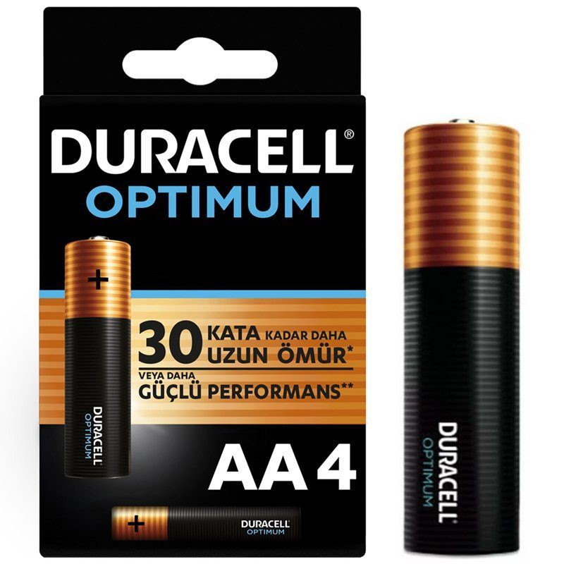 Duracell Optımum Mx1500 1.5v Alkalın Aa Kalem Pil 4lü Paket (4172)