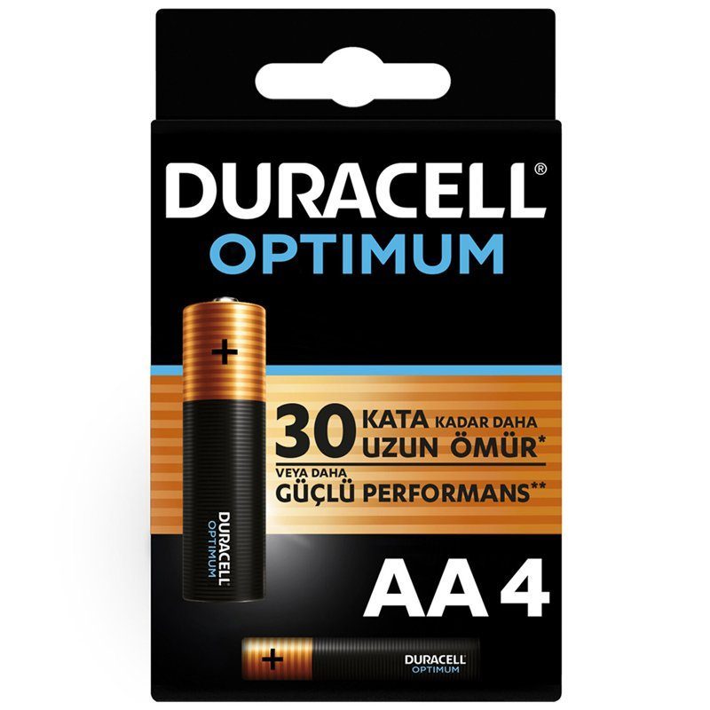 Duracell Optımum Mx1500 1.5v Alkalın Aa Kalem Pil 4lü Paket (4172)