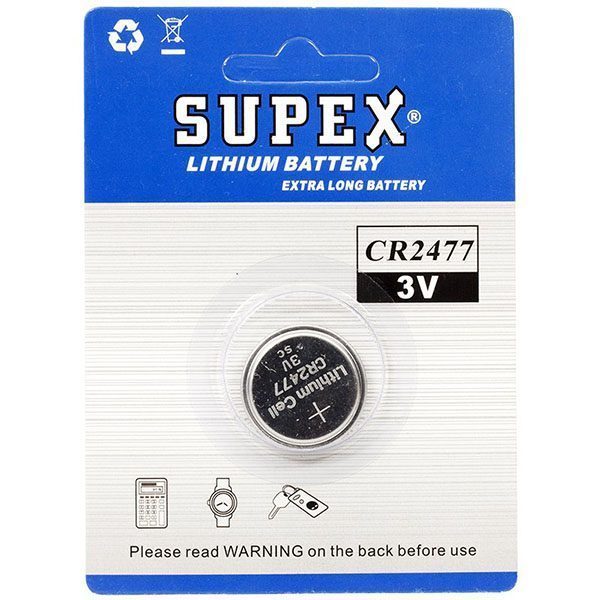 Supex Cr2477 3v Lityum Pil Tekli (4172)