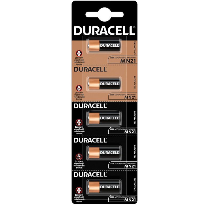 Duracell Lityum Mn21 Pil 5li Paket (alarm Pili 23a) (4172)