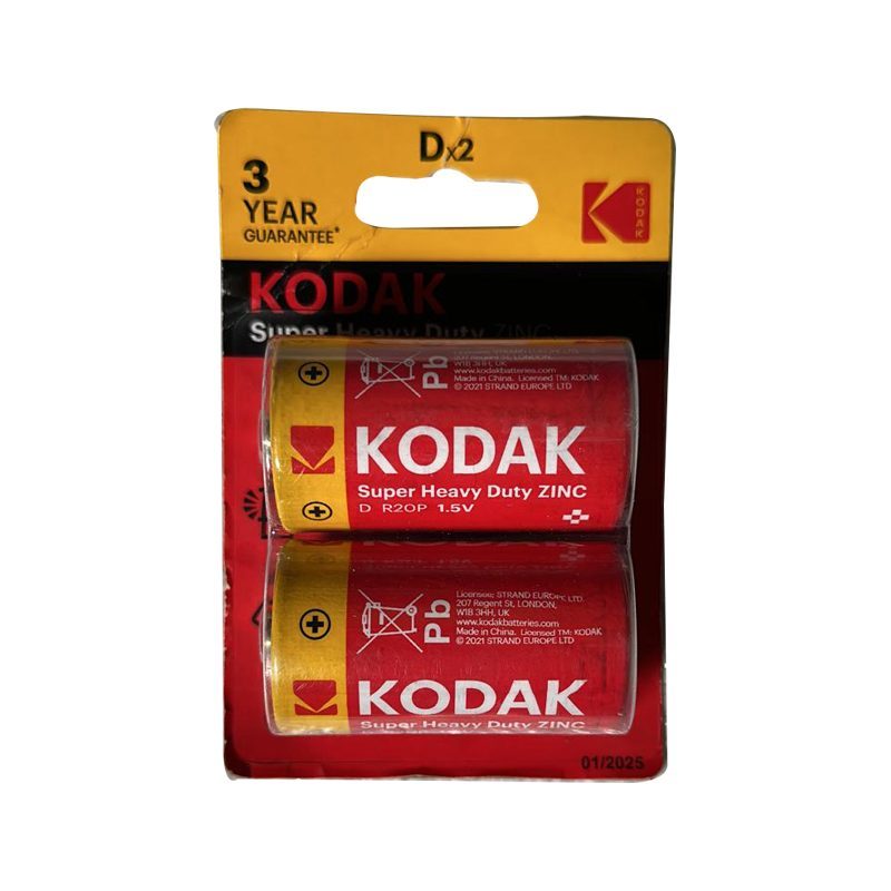 Kodak Super Heavy Duty D Boy (r20) Pil 2li Paket (4172)