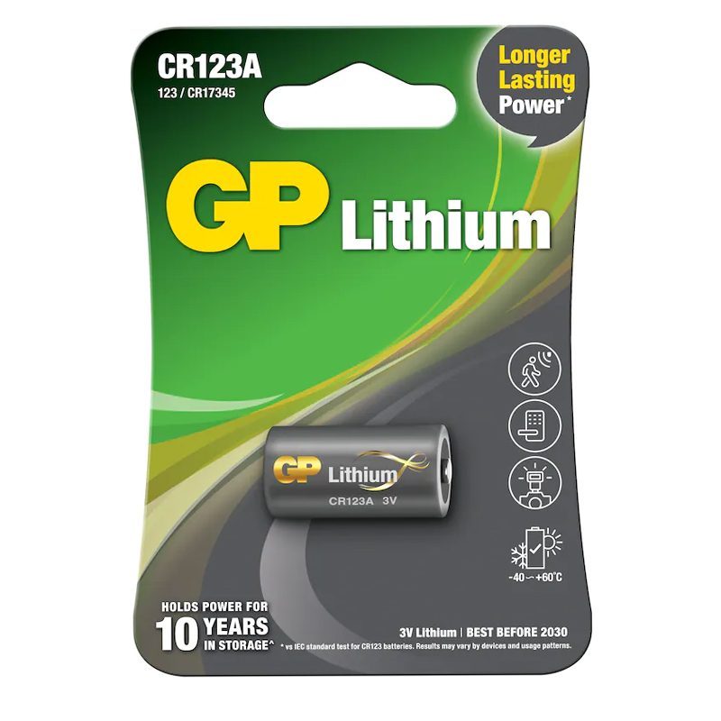 Gp Cr123a 3 Volt Lityum Fotoğraf Makinesi Pili (4172)