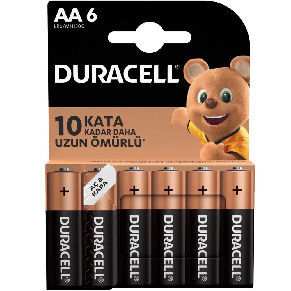 Duracell Aa Kalem Pil (6lı) Paket Fiyat (4172)