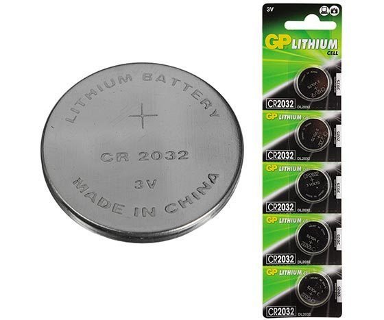 Gp Cr2032 3v Lityum Para Pil 5li Paket Gpcr2032-2cpu5 (gppbl2032188) (4172)