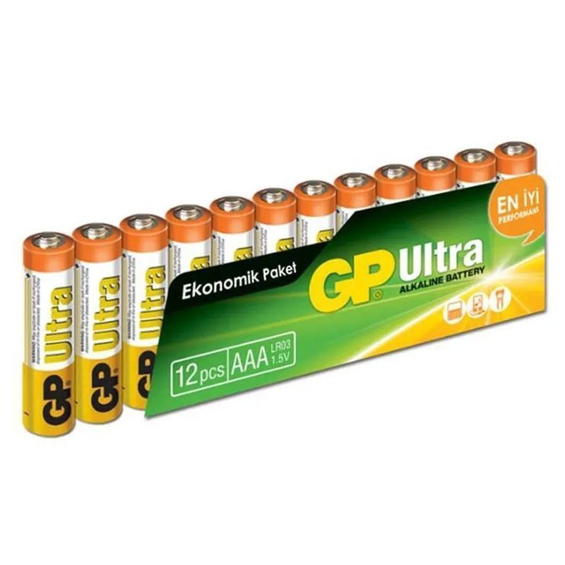 Gp 24au-12li Paket Alkalin Aaa İnce Pil (12li Fiyat) (4172)