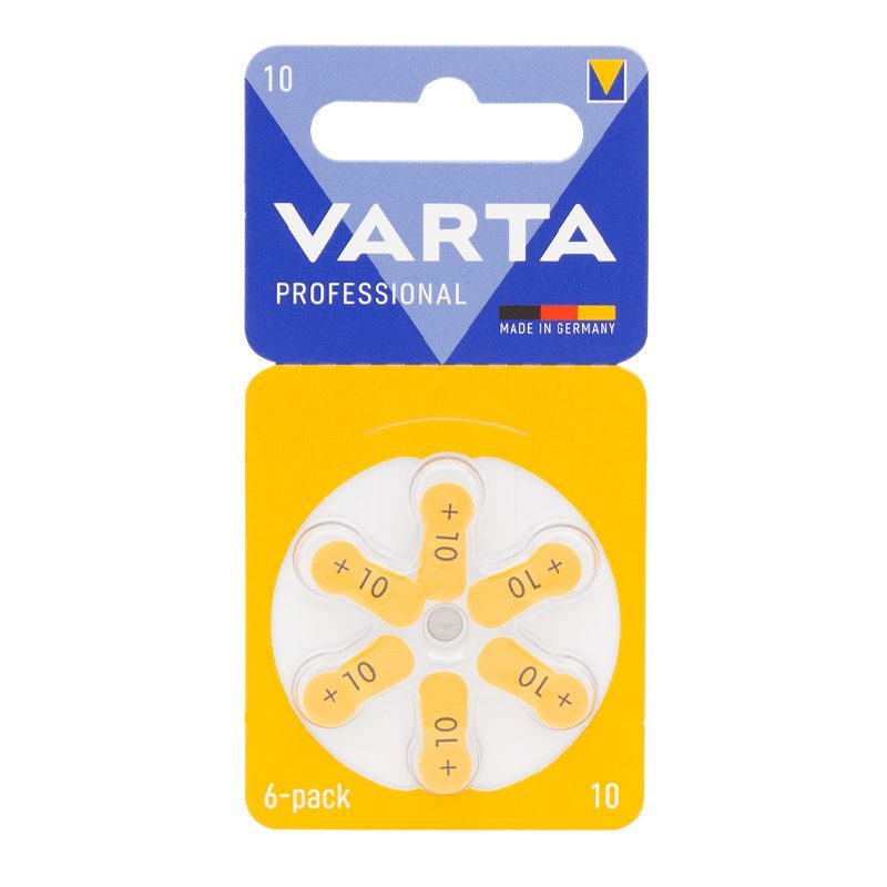 Varta 10 No Kulaklık Pili 6lı Paket (4172)